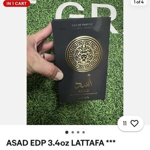 Lattafa Asad Eau de Parfum for Men - Black & Gold